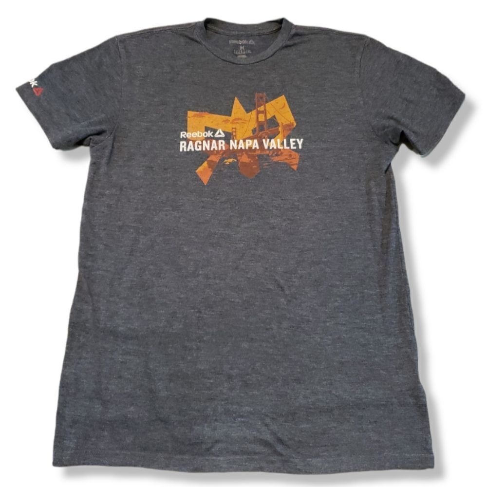 Reebok Shirt Size Medium Ragnar Napa Valley Relay Activewear Athletic T-Shirt